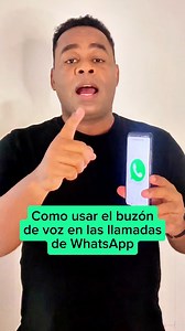 14K views · 223 reactions | Cómo usar la nueva función buzón de voz en las llamadas de WhatsApp | Jorge Luis Fince | Facebook