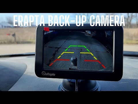 Easy to install and use the eRapta Backup Camera