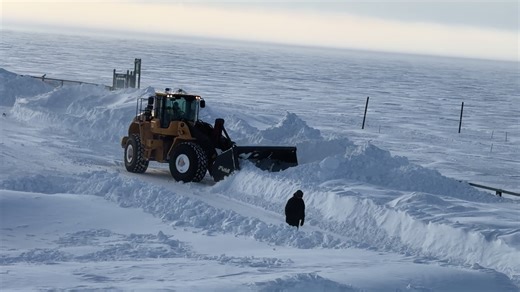 Snow Plowing in Kotzebue, Alaska