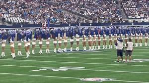 Dallas Cowboys Cheerleaders pregame routine before Cowboys-Lions | Mike Leslie