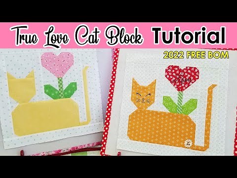 True Love Cat Block Tutorial