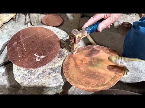 How Raw Copper Slowly Becomes a Handmade Masterpiece⚒️🔥🇮🇷