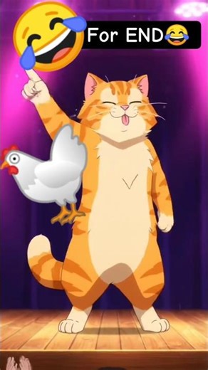 Wait For It… 😳 Anime Cat Dance | #funny #shorts #kitten