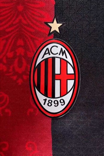 Maglia 25/26 AC Milan Special Edition in stile classico！🖤❤️ #acmilan #SerieA #football #newjersey #fyp