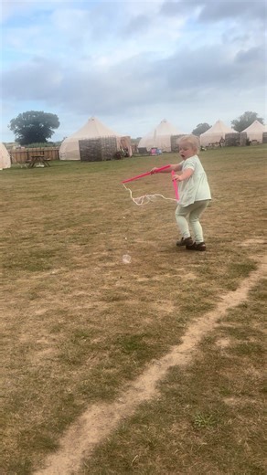 #bubbles loving life and trying her new bubble string out 🥰