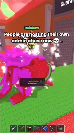 Bro hosting his own admin abuse #stealabrainrot #roblox