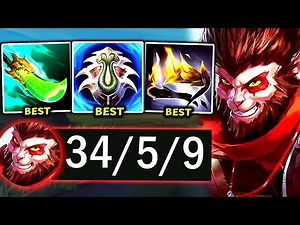 WUKONG TOP IS PERFECT TO 1V9 & CARRY A LOST GAME! (STRONG) - 2025 Wukong TOP Gameplay Guide