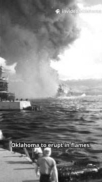 USS Oklahoma at Pearl Harbor #ww2 #pearlharbor #ussoklahoma #ship #capsized #damage #salvage #war