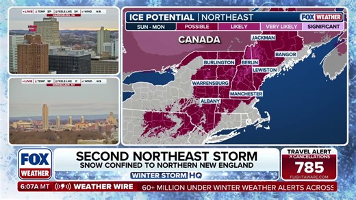 Another storm system is taking aim at the Midwest, Northeast