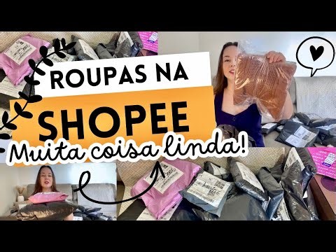 Compras na SHOPEE 🧡 conjuntos, bolsas, blusinhas￼, calças,￼ blusas de lã