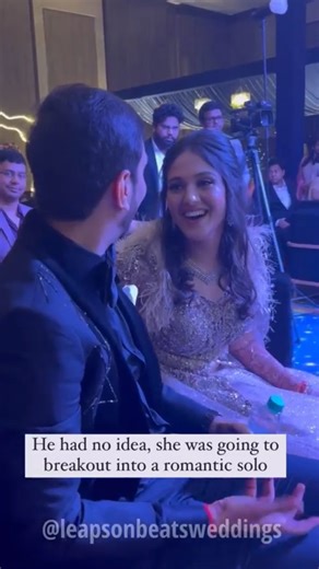 Wedding Dance on Instagram: "Ever seen a happy bride like her. The bride & groom who stole our hearts with their simplicity and pure love for each other! Wedding: @vedfoundnimo Bride: @nilanshu_mookim Choreo: @leapsonbeatsweddings Makeup: @yeshnavij_makeovers Wedding planning & Decor: @jasleenk_bougainvilladesign . . . #bride #dance #bridesolo #solos #brial #indianbride #indianbrides #surprise #weddings #weddingchoreography #sangeet #dancereels #sangeetnight #sangeetdance #dancereels"