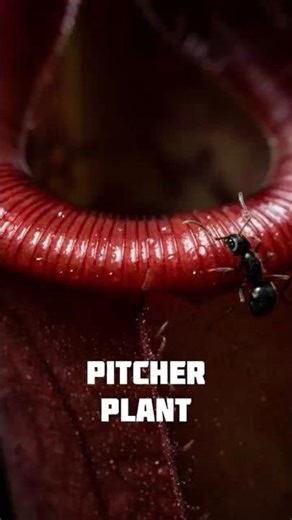 This plant drowns its prey in acid… and it’s NOT a flytrap 🌱💀 #PitcherPlant #carnivore