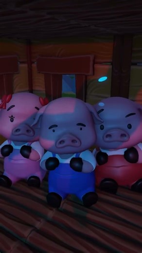 เกมลูกหมูที่ต้องสร้างบ้านเพื่อหนีจากหมาป่า l Pigs and wolf #games