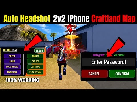 Auto Headshot New 2v2 IPhone Craftland Map Code 🤯 | 2v2 IPhone Secret Password | 100% Working Code 📌