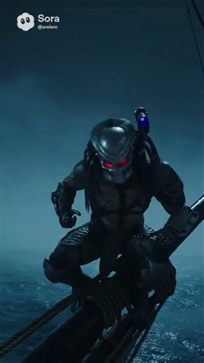 The Predator on a Pirate Ship. #predator #predatorbadlands