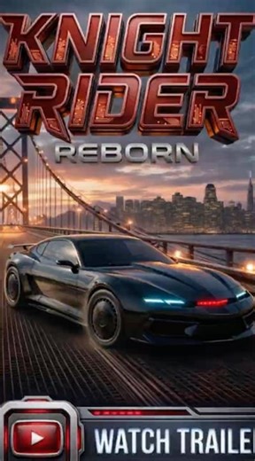 Knight Rider 2026 Movie Trailer ⚡ Rise of the Intelligent Supercar | High-Speed Action #Shorts