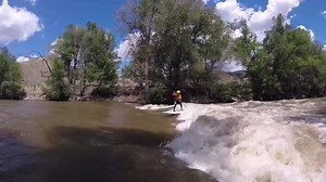 Salida, CO's Miles Harvey is one of the best whitewater SUP paddlers in the world and... oh yeah, he isn't old enough to drive to the river, not by a long shot. Check out 14 year old Miles, going insane on his home wave at the Salida Park (That his dad and paddling partner Mike designed.) Badfish Stand Up Paddle Miles Harvey #SUPWhitewater | Werner Paddles