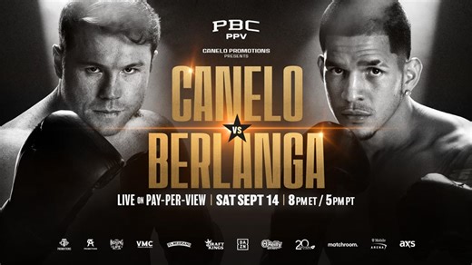 Witness a historic battle as Mexican superstar Canelo Álvarez battles undefeated Puerto Rican knockout artist Edgar Berlanga ... 🥊 Saturday, Sept. 14 at 8pm ET. 🥊 Visit mydish.com/boxing to order. | DISH