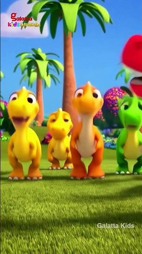 ഡിനോ ടൂർ ഗാനം - Dino Tour Song | Malayalam Nursery Rhymes for Kids | Galatta Kids | shorts