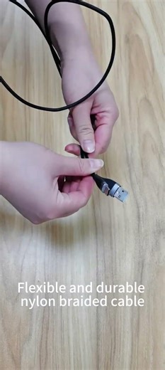 60W 3A USB a to USB C Cable Nylon Braided Fast Charging and Data Cable for Mobile Phone