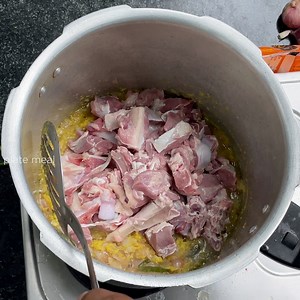 839K views · 8.9K reactions | Pressure Cooker Mutton Curry  | Plate Meal | Facebook