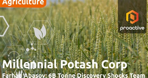 Millennial Potash reports major resource growth as updated MRE expands Banio measured & indicated