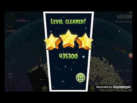 Angry Birds Space Cosmic Madness Fry to the moon All levels Gameplay