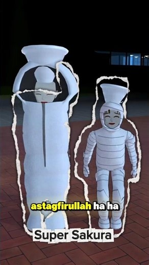 botak dan yuta ketika jadi pocong #sakuraschoolsimulator #sakura