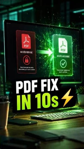 How to UNLOCK your PDF FILE Without PAYING ! 🛑 #shorts
