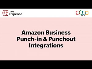 How Amazon Business Punch-in & Punchout Integrations Work in Zoho Expense