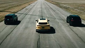 Durango Hellcat Drag Races Jeep Trackhawk, Urus In Potent SUV Showdown