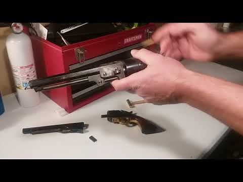 The Wedge On A Colt Black Powder Revolver