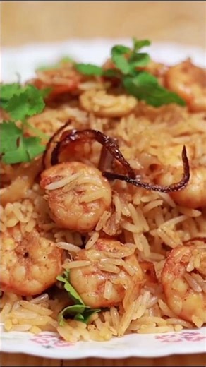 easy prawns biryani recipe | chemmeen biriyani kerala style | how to make prawns biryani