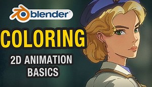 Blender 4.2 ！2D 动画基础知识（适合初学者）- 专业着色技巧！_哔哩哔哩_bilibili