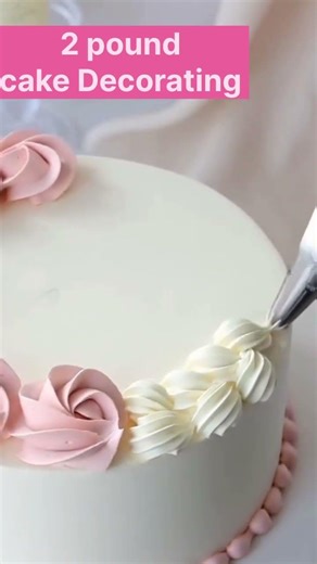 2 pound cake decorating ideas || #yummy #viralshort #cakedecorating #cakedesign #ytshorts #bestcake
