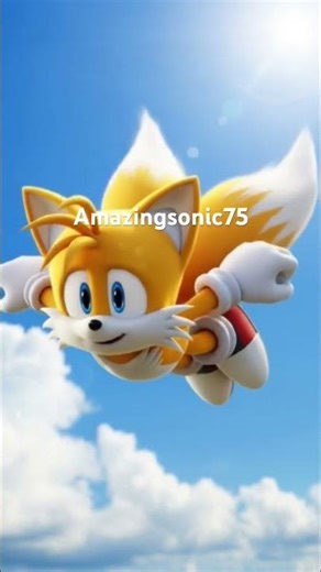 Tails flying #sonicthehedgehog #tails #sonic #shorts