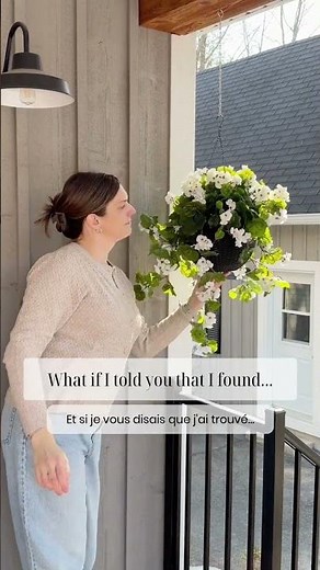 ‼️Most Realistic Artificial Outdoor Hanging Flower Basket - Décors Véronneau