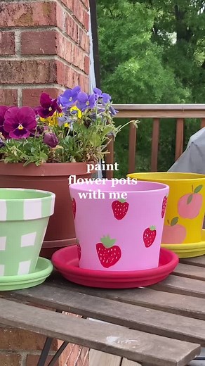Paint Flower Pots with Me