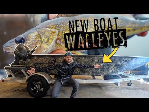 I Got a NEW BOAT + First Walleye Fishing of SPRING!
