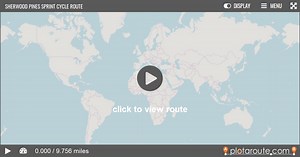 SHERWOOD PINES CYCLE ROUTE on plotaroute.com