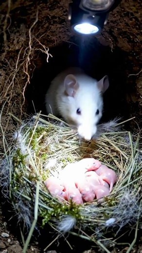 Strapped a Micro-Camera to a Field Mouse... 🐭📸 #Shorts #microcamera