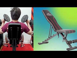 Flybird Adjustable Workout Bench – Foldable, Incline/Decline, 800 lb Capacity Home Gym Bench