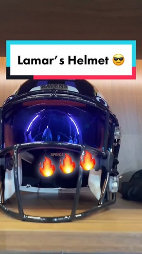 Lamar Jackson Oakley Visor Helmet Showcase