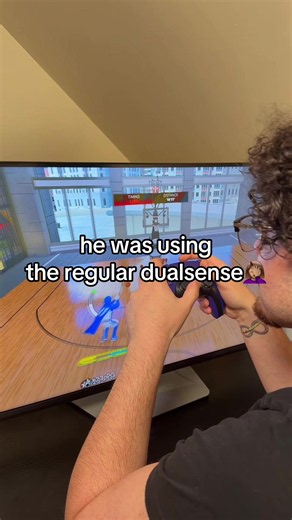 can’t believe he was still using the old dualsense🤦🏽‍♀️ had to put him on🫡 #dealsforyoudays #dualsense #zen #controller