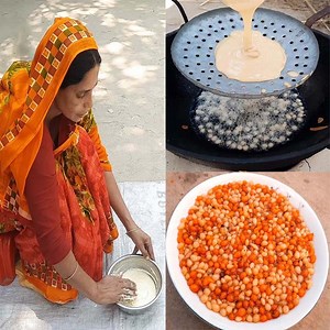 Homemade Village Boondi Making Recipe For Ramadan 2021 | Dian Embroidery