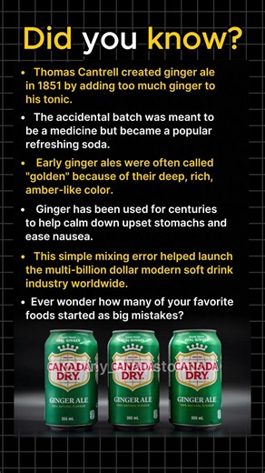 How One Mistake Created Ginger Ale?