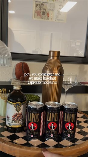 Beani Martinis | All Things Espresso Martini on Instagram: "Using high quality syrups in coffee / coffee cocktails is a game changer ~ I used @portlandsyrups hazelnut for this espresso mocktini recipe and it is SO simple! Use 1 can @drinklapos (you can get 10% off in my bio) or use code BEANI at checkout only on ZeroProof.com @thezeroproof 0.5 oz hazelnut syrup & shaker well over ice! Did you ever think a mocktail espresso martini could be so foamy? Enjoy the rest of #dryjanuary , or experiment 