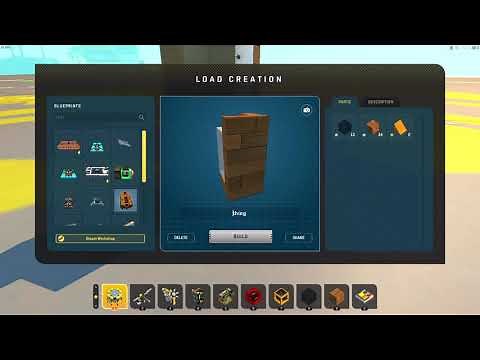 Demonstration of glitch welding with Blueprint editor - Scrap Mechanic