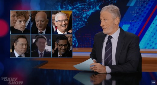 Jon Stewart Tackles Trump Inauguration, Technocrat Convention: “Give Me The Lex Luthor”