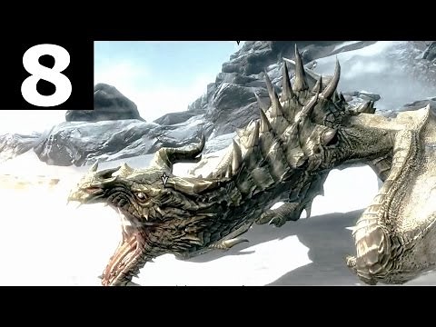 Skyrim Part 8 - The Throat Of The World / Talk To Paarthurnax - Walkthrough Gameplay